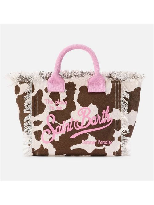 Borsa Colette in canvas con fantasia muccata e dettagli a contrasto MC2 SAINT BARTH | COL0001/00327L